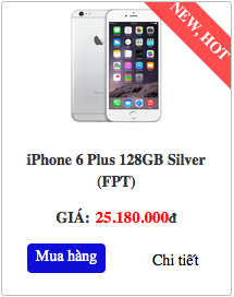 iPhone 6 Plus 128GB Silver