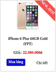 iPhone 6 Plus 64GB Gold