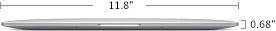 kích thước Macbook Air 11-inch MD712ZP/B (2014)